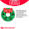 Đồ chơi FOFOS Holidays Christmas Tree Crinkle Pet toy - Hỗ trợ nhai gặm hình vòng nguyệt quế Petmall