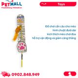 Đồ chơi cần câu nhựa chuột đuôi dài CattyMan Petmall