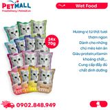 Combo 24 Gói 70G - Pate mèo KitCat Petite Pouch - Mix vị Petmall