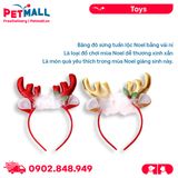 Băng đô cài đầu thú cưng noel SONICE Merry Christmas Petmall