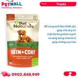 Treats Pet Naturals Skin & Coat for Dogs 60g - 30 Chews - Bổ sung Vitamin E, dưỡng da lông cho Chó Petmall