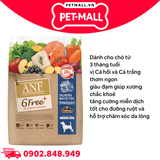 11.2KG - Thức ăn chó ANF 6Free Plus Dog Salmon & White fish - Cá Hồi và Cá Trắng Petmall