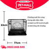 Chuồng khung cửa tròn 77 SONICE | D77 x R51 x C63 cm - Màu đen Petmall