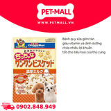 Treats DoggyMan Healthy Biscuit with Milk for Dog 180g - Bánh quy sữa cho chó size Nhỏ Petmall