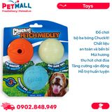 Đồ chơi Chuckit! Fetch Medley Medium Size - Bộ 3 trái, tăng cường vận động Petmall