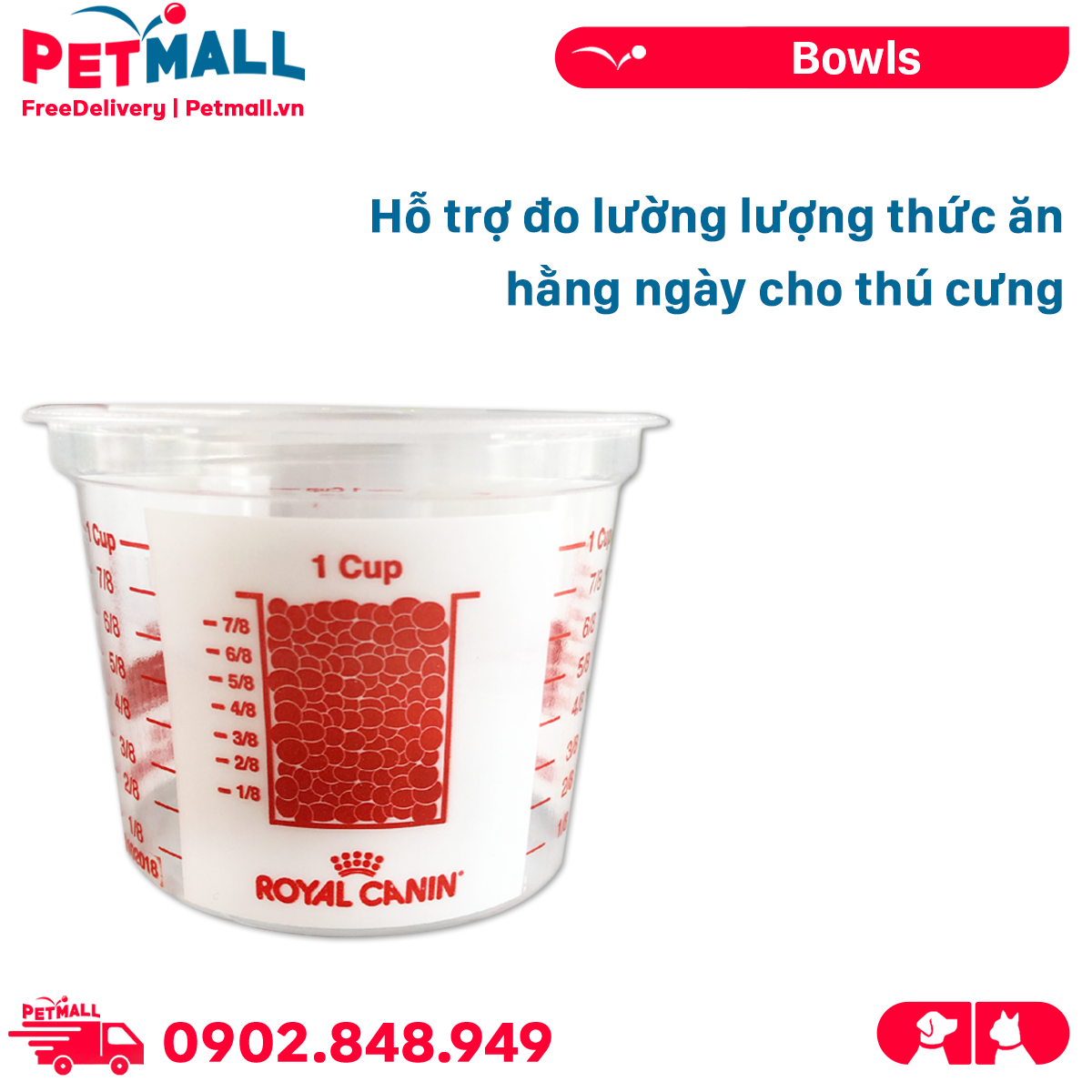 Royal canin best sale measuring cup grams