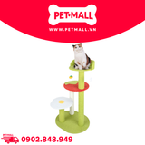 Trụ cào SONICE Egg and Tomato Cat Tree Scratcher Toys Size 48 x 48 x 115 cm - 4 tầng hình trứng và cà chua Petmall