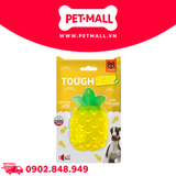 Đồ chơi TOUGH FRUIT fruity-bites Squeaky Jelly Pineapples - Quả dứa phát ra tiếng, hỗ trợ nhai gặm giảm stress Petmall
