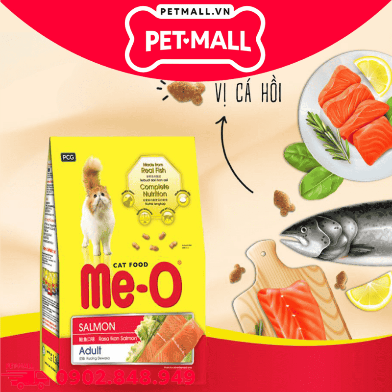 5.5KG - Thức ăn mèo ME-O Salmon Petmall