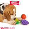 Đồ chơi TOUGH FRUIT fruity-bites Squeaky Jelly Pineapples - Quả dứa phát ra tiếng, hỗ trợ nhai gặm giảm stress Petmall
