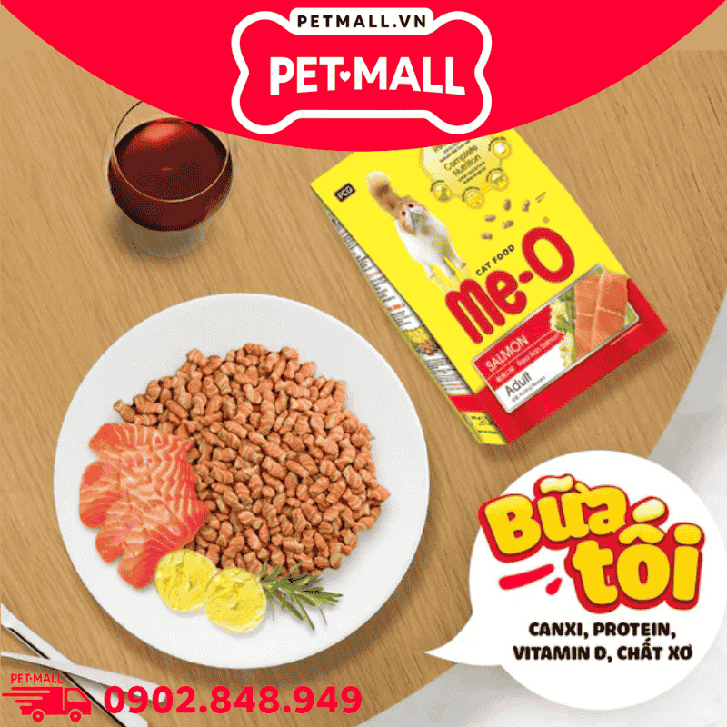 5.5KG - Thức ăn mèo ME-O Salmon Petmall