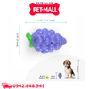 Đồ chơi TOUGH FRUIT fruity-bites Squeaky Crazy Grape - Chùm nho phát ra tiếng, hỗ trợ nhai gặm giảm stress Petmall