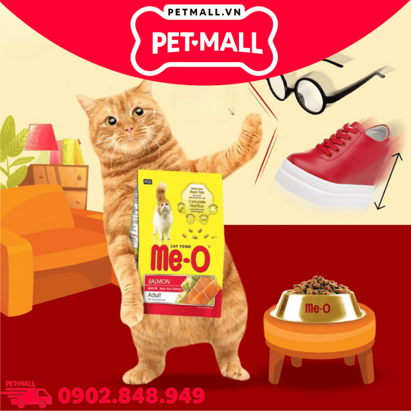 5.5KG - Thức ăn mèo ME-O Salmon Petmall