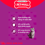Combo 48 Gói 80G - Pate mèo WHISKAS 80g - Mix vị Petmall
