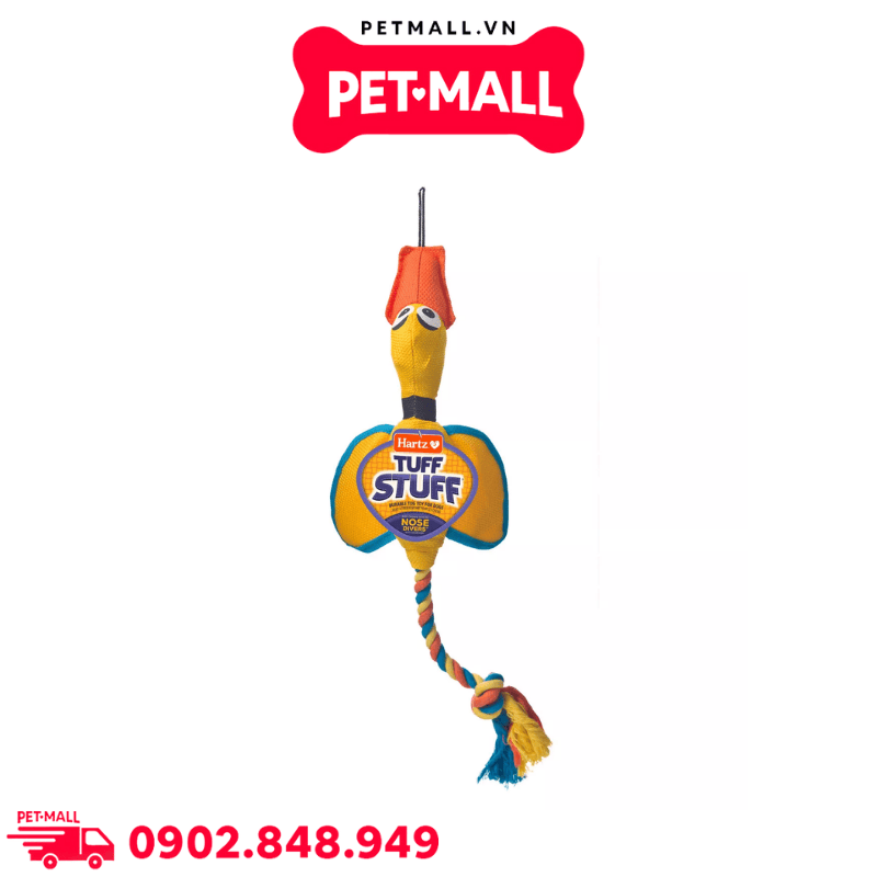 Đồ chơi Hartz Tuff Stuff DurableTug Small Nose Divers - Con vịt trời kêu tít tít size Nhỏ Petmall