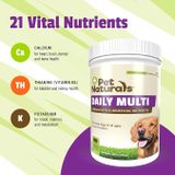 Viên nhai Pet Naturals Daily Multi for Dogs 525g - 150 chews - Bổ sung khoáng chất, vitamin tổng hợp cho Chó Petmall