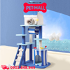 Trụ cào SONICE Castle Tower Cat Tree Scratcher Toys Size 62 x 52 x 147 cm - Lâu đài có cầu thang Petmall
