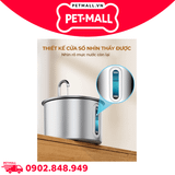 Máy cho uống nước tự động Oneisall Stainless Steel Pet Fountain PWF 001 - 2L Petmall