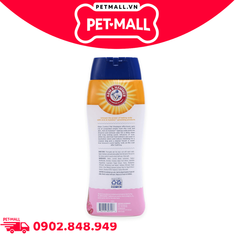 Sữa tắm ARM & HAMMER Super Deodorizing Shampoo Kiwi Blossom for Dog 591ml - Hương kiwi và hoa nhẹ nhàng Petmall