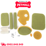 Trụ cào SONICE Yellow and Green Cat Tree Scratcher Toys Size 46 x 36 x 75 cm - 4 tầng màu xanh, vàng Petmall