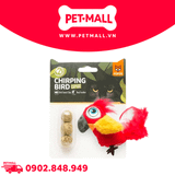 Đồ chơi FOFOS sound chip parrot with catnip balls - Vẹt bông phát ra âm thanh, đi kèm viên catnip Petmall