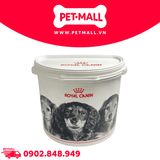 Thùng đựng thức ăn Royal Canin 2kg - Size 22x23cm - Hình chó Petmall