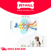 Đồ chơi FOFOS Bee Squeak Puppy Dog Toys - Hình con ong, hỗ trợ nhai gặm Petmall