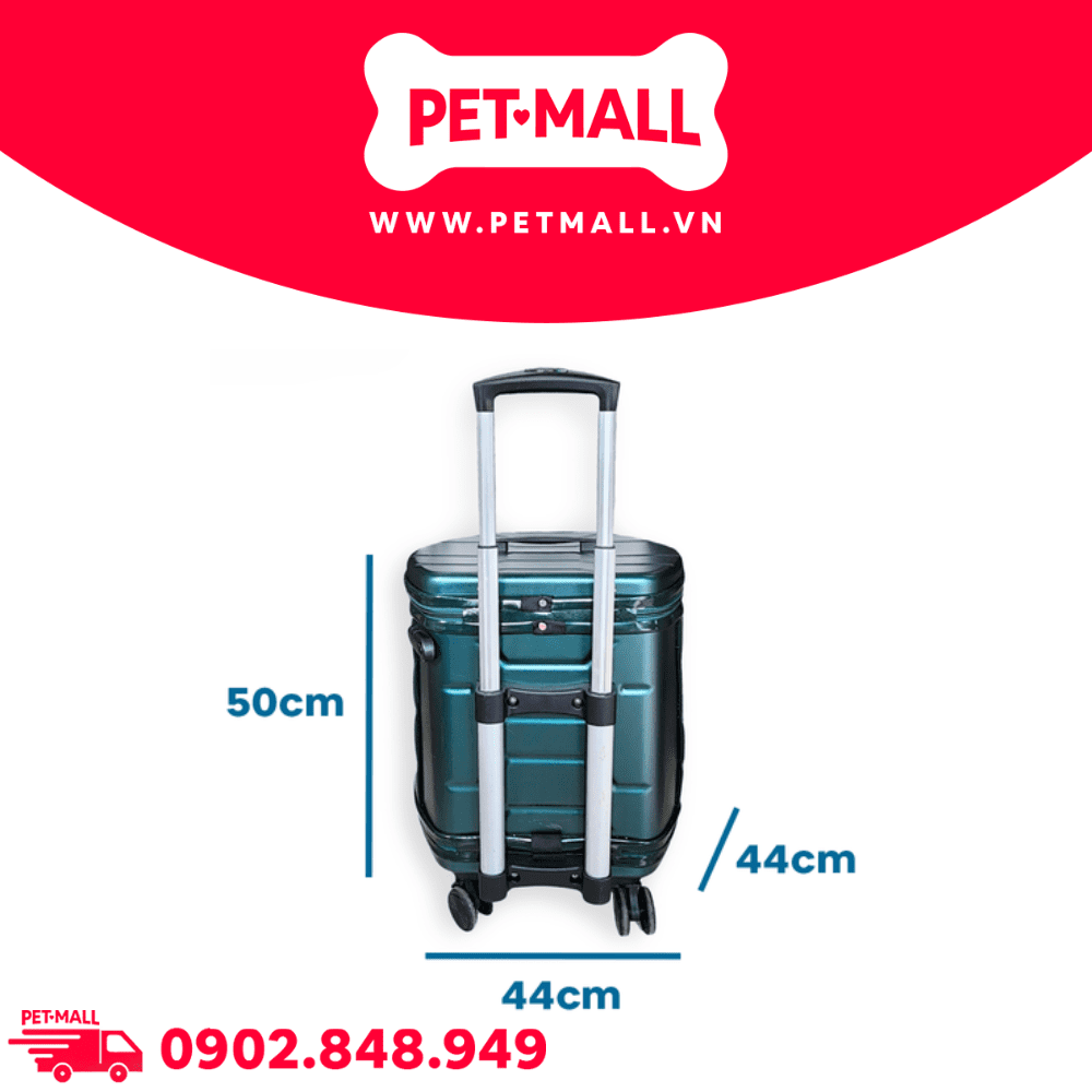 Vali vận chuyển du lịch cao cấp Elite Blue Peacock Color Size 44x44x50cm