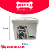 Thùng đựng thức ăn Royal Canin 2kg - Size 22x23cm - Hình chó Petmall