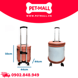 Vali vận chuyển du lịch cao cấp Elite Pink Color Size 44x44x50cm - Màu hồng Petmall