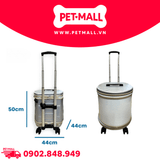 Vali vận chuyển du lịch cao cấp Elite Sliver Color Size 44x44x50cm - Màu bạc Petmall