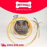 Đồ chơi FOFOS Cheese Spiral Cat Tunnel Toys Size 25cm - Đường hầm xoắn ốc Petmall