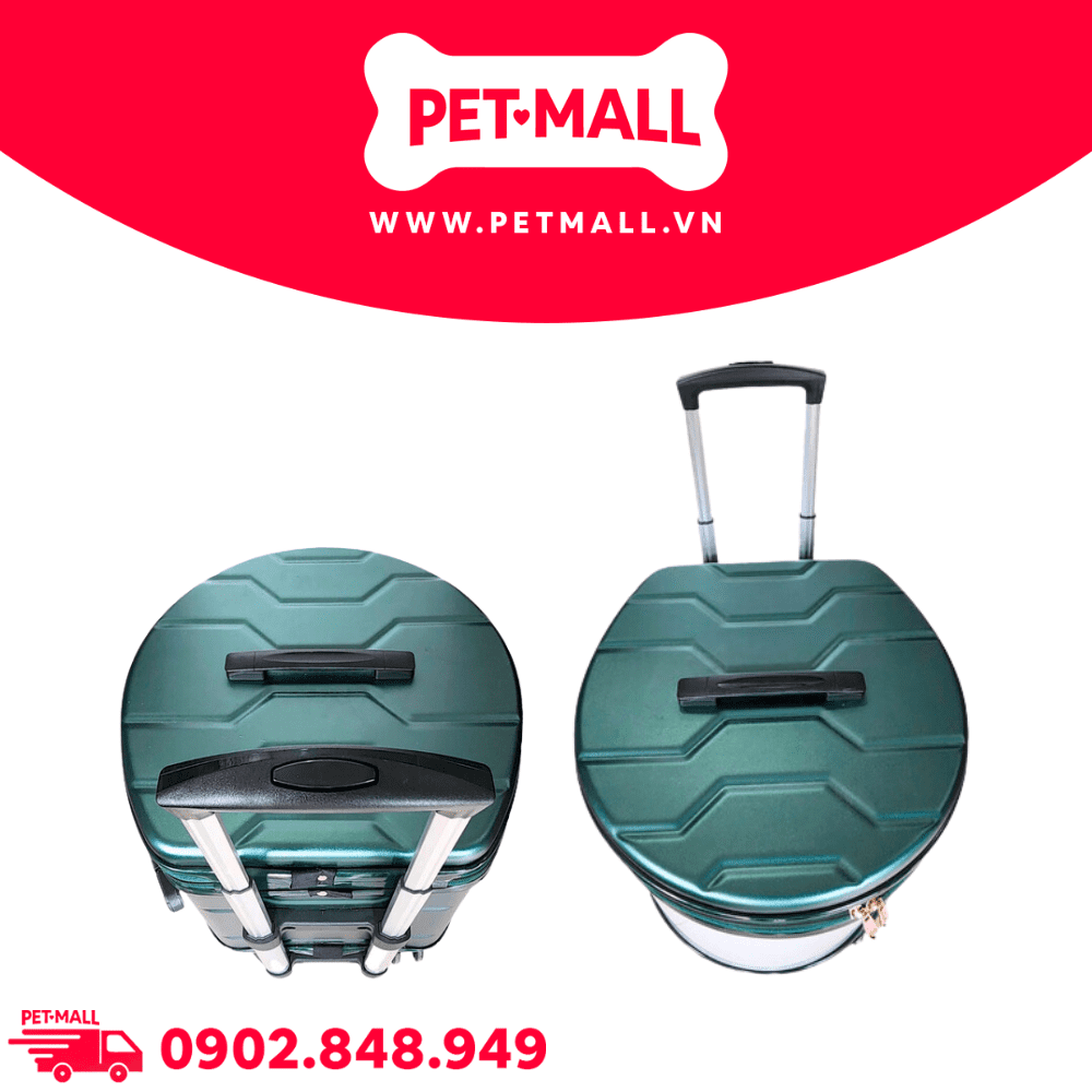 Vali vận chuyển du lịch cao cấp Elite Blue Peacock Color Size 44x44x50cm