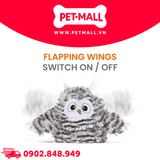 Đồ chơi FOFOS Swinging Owl Cat Toys Size 11x8cm - Thú bông hình chim cú kèm cáp sạc