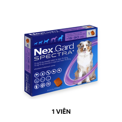 1 Viên - Trị ve NexGard Spectra 75mg/15mg Phòng, trị ve, sổ giun trên Chó 15-30kg Petmall