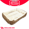 Nệm SONICE hoạ tiết da báo Square Bed Size 45 x 55cm Petmall