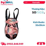 Balo địu thú cưng SONICE EDM Pet Carrier Size 2 - M1 | 32x20cm - Hỗ trợ mang thú cưng đi dạo Petmall