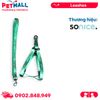 Set Dây + Yếm Sonice Lucky Leash + Harness 10kg - 1.5cm Bơ xanh Petmall