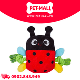 Đồ chơi FOFOS Ladybug With Rope Plush Toy - Bọ rùa hỗ trợ nhai gặm cho Chó Petmall