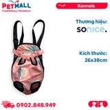 Balo địu thú cưng SONICE EDM Pet Carrier Size 3 - M1 | 38x26cm- Hỗ trợ mang thú cưng đi dạo Petmall
