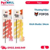 Đồ chơi cần câu FOFOS Cat Teaser Wand Size 34cm - Co giãn kèm lông vũ Petmall