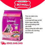 5.5KG - Thức ăn WHISKAS Tuna & Salmon Flavour Junior - Vị cá ngừ & cá hồi (cho mèo từ 2-12 tháng) Petmall