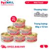 Combo Pate mèo Simba Cat Mousse Salmon & Shrimp Flavour 85g - 12 lon - Vị cá hồi và tôm Petmall