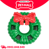 Đồ chơi FOFOS Holidays Christmas Tree Crinkle Pet toy - Hỗ trợ nhai gặm hình vòng nguyệt quế Petmall