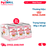 Combo 36 Gói 85G - Pate mèo Royal Canin Kitten Jelly Petmall