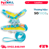 Set yếm + dây dắt SONICE Bechon Elephant - Hình con voi Petmall