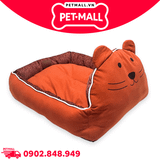 Nệm SONICE Big Bear Pet bed hình gấu size L - 45 x 55 x 14 cm | Màu cam Petmall