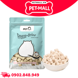 Combo 5 Gói 18G - Thức ăn đông khô cho chó mèo QQ Freeze-Dried Chicken Breast - Ức gà tươi sấy khô bổ sung protein dành cho cả chó và mèo Petmall