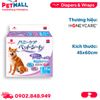 Tấm lót vệ sinh HoneyCare Potty Deluxe Size M | 45x60cm - 46 tấm - Hương Lavender, hỗ trợ huấn luyện Pee Pads Petmall