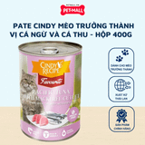 Combo 6 Lon 400G - Pate mèo Cindys Recipe - Vị Cá Ngừ và Cá Thu Petmall